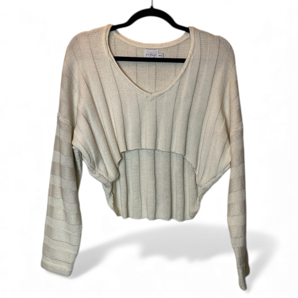 Princess Polly Cream Knit Sweater
